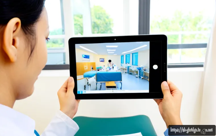 글로벌브릿지와 국경 없는 의료 - Photorealistic international medical coordination scene, a compassionate doctor in a modern hospital...